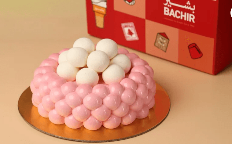 Bubble Gum Vanilla Cake