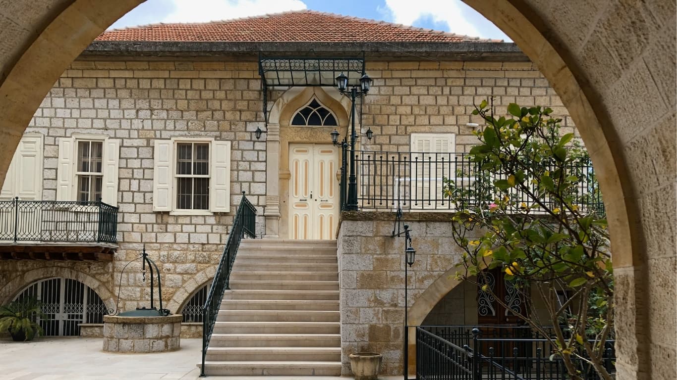 The original Bachir family house in Bikfaya, Lebanon — birthplace of Bachir Ice Cream in 1936
